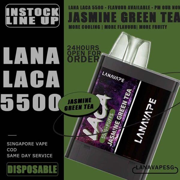 LANA LACA 5500 DISPOSABLE - Jasmine Green Tea
