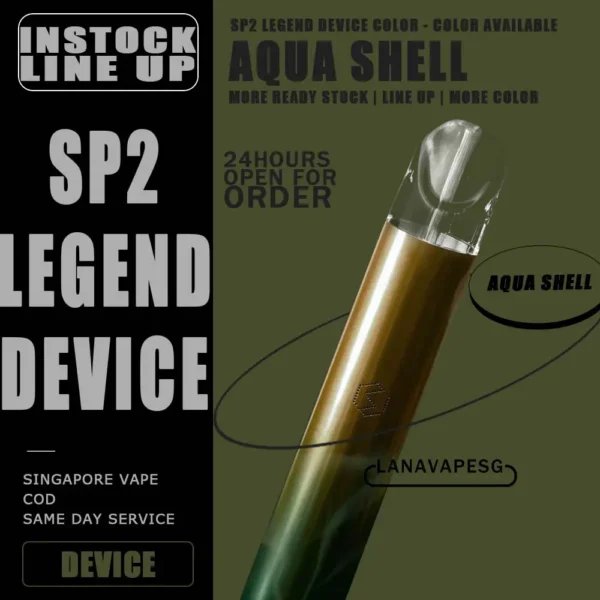 SP2 LEGEND SERIES DEVICE - SG VAPE SHOP COD SP2 LEGEND SERIES DEVICE System Closed Pod Vape from malaysia SP2 Official production , Not same with Blitz Series only design of Glossy. In our Singapore Store - Lana Vape Sg Ready Stock , Get it now with us and same day delivery ! Specification : Built-in Battery 380mAh Magnetic Pod Connection Full Charge 40min last up to 300-500 puff Package Included : 1 x Device 1 x Type-C Cable ⚠️SP2 LEGEND DEVICE COMPATIBLE POD WITH⚠️ GENESIS POD J13 POD KIZZ POD LANA POD RELX CLASSIC R-ONE POD SP2 POD ZENO POD ZEUZ POD ⚠️SP2s LEGEND DEVICE COLOUR LINE UP⚠️ Gold Green – Aqua Shell Purple Blue – Rainbow Indigo Purple Gold – Roseple Star Silver Blue – Spring Blue SG VAPE COD SAME DAY DELIVERY , CASH ON DELIVERY ONLY. ORDER BEFORE 5PM , SAME DAY NIGHT SLOT 7PM – 10PM RECEIVED PARCEL. TAKE BULK ORDER /MORE ORDER PLS CONTACT US : LANAVAPESG WHATSAPP VIEW OUR DAILY NEWS INFORMATION VAPE : LANAVAPESG CHANNEL