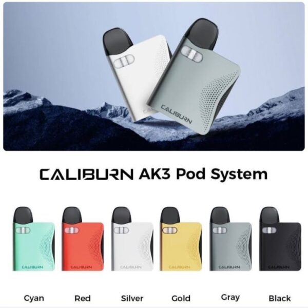 UWELL CALIBURN AK3 - ( LANA VAPE SG ) UWELL Caliburn AK3 Kit is a compact and powerful vaping device that delivers exceptional performance and flavor. With a built-in 520mAh battery and a maximum output of 13W, this kit provides a satisfying vaping experience with every puff. The device features an easy-to-use pod system that can hold up to 2ml of e-liquid and utilizes a 1.0Ω coil for optimal vapor production. The AK3 Pod Kit is designed with a sleek and stylish appearance and is available in a range of attractive colors to suit any style. Whether you're a beginner or an experienced vaper, the Uwell Caliburn AK3 Pod Kit is the perfect choice for a high-quality and convenient vaping experience. Features: Built-in Battery 520mAh Output Power: Maximum 13W Large E-liquid Check Window 15-Minute Type-C Fast Charging Portable and Wearable with Silicone Lanyard Convenient Magnetic Connection Leakage-Proof Upgrade Easy Top Filling PRO-FOCS Technology Interactive Logo-shaped Light Indication Specifications： Size: 67.5 x 44.1 x 12mm Weight: 35.8g Packaging Includes: 1x Caliburn AK3 Device (520mAh) 2x Caliburn A3 Pod 1.0Ω (2ml) 1x Silicon Lanyard 1x Type-C Cable SG VAPE COD SAME DAY DELIVERY , CASH ON DELIVERY ONLY. ORDER BEFORE 5PM , SAME DAY NIGHT SLOT 7PM – 10PM RECEIVED PARCEL. TAKE BULK ORDER /MORE ORDER PLS CONTACT US : LANAVAPESG WHATSAPP VIEW OUR DAILY NEWS INFORMATION VAPE : LANAVAPESG CHANNEL