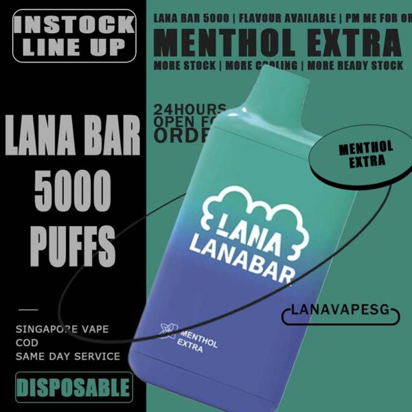LANA BAR 5000 DISPOSABLE - VAPE SG Take the Best Seller Flavour Top 3 from LANA BAR DISPOSABLE ! Oolong Tea Lana bar 5000 disposable vape oolong tea flavor is different from other flavors of one-time e-cigarettes. It adds the tea flavor of oolong tea to the e-cigarette, which makes the e-cigarette not only have the original smell of e-liquid but also the mellow smell of oolong tea. , the taste is lingering and long. Skittles Lana bar 5000 disposable vape skittles flavor can bring the taste of childhood. The skittles that I liked to eat in my childhood are integrated into the electronic cigarette oil. While feeling the electronic cigarette, I also feel the sweetness brought by the skittles. A very interesting and novel flavor. Pepermint The Lana bar 5000 disposable vape peppermint flavor has an extraordinary taste. The flavor of mint chewing gum is added to the e-liquid. When you take a sip, the cool and cool throat hit of the peppermint is unparalleled, which will make you Mistakenly thought that the depths were in the very cold North and South Pole. SPECIFITION : Nicotine : 5% Rechargeable Battery Puffs: 5000puff Battery Capacity: 850 mAh. Type-C Port ⚠️LANA BAR 5000 DISPOSABLE FLAVOUR LINE UP⚠️ Apple Banana Ice Banana Milkshake Blueberry Ice Cream Cappuccino Chocolate Mint Chocolate Strawberry Coke Cranberry Grape Guava Lychee Mango Ice Cream Mango Milkshake Oolong Tea Passion Peach Peach Grape Banana Peach Oolong Peppermint Root Beer Skittles Strawberry Milk Strawberry Watermelon Strawberry Ice Cream Surfing Lemon Taro Tie Guan Yin Vanilla Ice Cream Watermelon (Lush Ice) Tea King (New) Pu'er Tea (New) Lychee Longan (New) Super Mint (New) Sweet Peach Tea (New) Menthol Extra (New) SG VAPE COD SAME DAY DELIVERY , CASH ON DELIVERY ONLY. ORDER BEFORE 5PM , SAME DAY NIGHT SLOT 7PM – 10PM RECEIVED PARCEL. TAKE BULK ORDER /MORE ORDER PLS CONTACT US : LANAVAPESG WHATSAPP VIEW OUR DAILY NEWS INFORMATION VAPE : LANAVAPESG CHANNEL