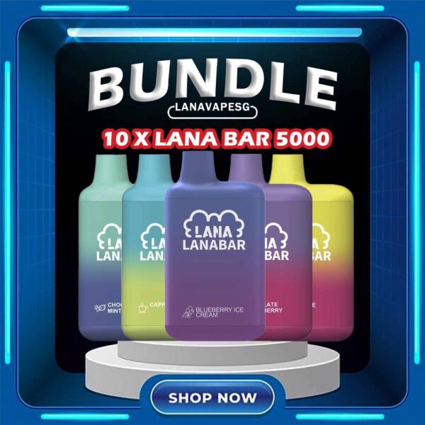 10 X LANA BAR 5000 DISPOSABLE Disposable vape of lanabar 5000 puffs peach grape banana flavor is carefully prepared by professional e-liquid dispensers. Its unique flavor has attracted a large number of e-cigarette lovers. Its unique appearance and fashionable gradient color make it popular among the public. The leader, it uses a ceramic core for heating inside, is equipped with a 650mAh rechargeable battery, and is compact and easy to carry. Features: Nicotine 3% Built-in Battery 1000mAh Liquid Capacity 13ml per pod Specifications:  Size:79 x 41 x 19mm Package Included: 10 X LANA BAR 5000 PUFFS ⚠️LANA BAR 5000 PUFFS DISPOSABLE FLAVOUR LINE UP⚠️ Apple Banana Ice Banana Milkshake Blueberry Ice Cream Cappuccino Chocolate Mint Chocolate Strawberry Coke Cranberry Grape Guava Lush Ice Lychee Mango Ice Cream Mango milkshake Oolong Tea Passion Fruit Peach Grape Banana Peach Oolong Peach Peppermint Root Beer Skittles Strawberry Ice Cream Strawberry Milk Strawberry Watermelon Surfing Lemon Taro Tie Guan Yin Vanilla Ice Cream SG VAPE COD SAME DAY DELIVERY , CASH ON DELIVERY ONLY. ORDER BEFORE 5PM , SAME DAY NIGHT SLOT 7PM – 10PM RECEIVED PARCEL. TAKE BULK ORDER /MORE ORDER PLS CONTACT US : LANAVAPESG WHATSAPP VIEW OUR DAILY NEWS INFORMATION VAPE : LANAVAPESG CHANNEL