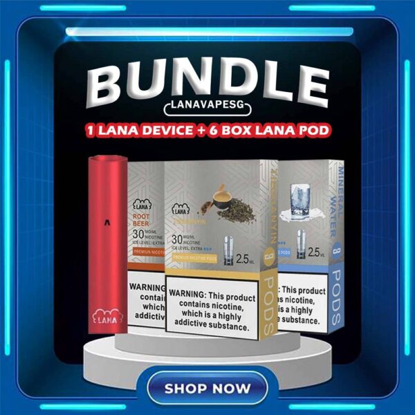 LANA DEVICE 105 BUNDLE Lana Device 105 Bundle is Free delivery and cheaper Set for your best choose! The Bundle Set Include 1pcs Lana Device and 6Boxes Lana Pod Flavour. Lana device is a simple and stylish electronic cigarette device, it is light and convenient, compact, comfortable and easy to carry. Pls Noted ! LANA DEVICE only can used with lana pod. ⚠️LANA DEVICE COLOR AVAILABLE LIST⚠️ Red Black Blue Grey White ⚠️LANA POD FLAVOUR AVAILABLE LIST⚠️ Apple Berry Blast Berry Grape Fruit Blueberry Coffee Coke Cranberry Grape Green Bean Guava Ice Tea Kiwi Lemon Lychee Iced Mango Mango Milkshake Mineral Oolong Tea Orange Passion Fruit Peach Peach Grape Banana Peppermint Pineapple Popsicle Red Wine Root Beer Skittles Strawberry Milkshake Strawberry Watermelon Taro Tie Guan Yin Watermelon Mango Passion Cantaloupe Jasmine Long Jing SG VAPE COD SAME DAY DELIVERY , CASH ON DELIVERY ONLY. ORDER BEFORE 5PM , SAME DAY NIGHT SLOT 7PM – 10PM RECEIVED PARCEL. TAKE BULK ORDER /MORE ORDER PLS CONTACT US : LANAVAPESG WHATSAPP VIEW OUR DAILY NEWS INFORMATION VAPE : LANAVAPESG CHANNEL