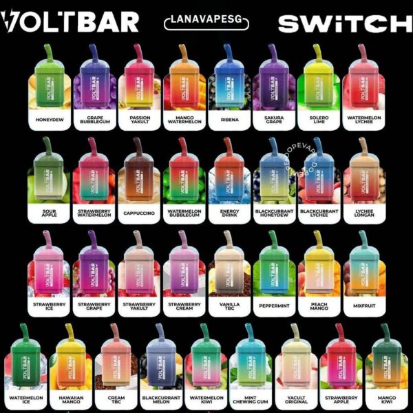 10 X VOLTBAR PREFILLED CARTRIDGE FLAVOUR 10 X VOLTBAR PREFILLED CARTRIDGE FLAVOUR FREE DELIVERY The Voltbar switch prefilled cartridge has now launched several new flavors for you to choose from. See which flavor you are interested in. Hurry up and place an order with our Vape Singapore Shop! This Product packing only got 1pcs flavour, for battery / device will include flavour together. New Flavour Line Up : Blackcurrant Honeydew Energy Drink Grape Bubblegum Honeydew Mango Yacult Watermelon Bubblegum Specification : Puff : 12000 Puffs Volume : 21ML Flavour Charging : Rechargeable with Type C Coil : Mesh Coil Fully Charged Time : 25mins Nicotine Strength : 5% ⚠️VOLTBAR SWITCH CARTRIDGE ALL FLAVOUR LINE UP⚠️ Mango Watermelon Watermelon Lychee Strawberry Yakult Strawberry Apple Strawberry Grape Strawberry Ice Hawaiian Mango Watermelon Ice Ribena Watermelon Kiwi Mint Chewing Gum Honeydew Mango Yacult Blackcurrant Honeydew Grape Bubblegum Watermelon Bubblegum Energy Drink SG VAPE COD SAME DAY DELIVERY , CASH ON DELIVERY ONLY. ORDER BEFORE 5PM , SAME DAY NIGHT SLOT 7PM – 10PM RECEIVED PARCEL. TAKE BULK ORDER /MORE ORDER PLS CONTACT US : LANAVAPESG WHATSAPP VIEW OUR DAILY NEWS INFORMATION VAPE : LANAVAPESG CHANNEL